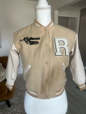 Girls Zara Varsity Jacket